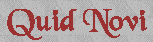 Quid Novi